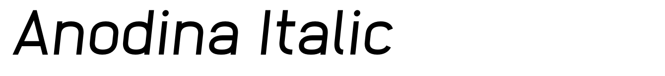Anodina Italic